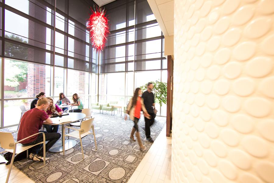 Students Studying in Chab Weyers Commons